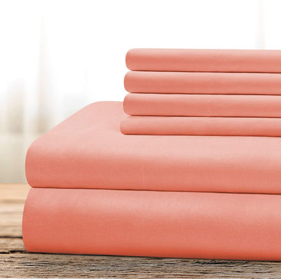 Ultra dünnes Set mit hoher Anzahl von Bettwäsche Soft Sheet 4 Stück Set für Zuhause in kundenspezifischer Farbe