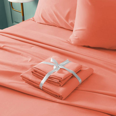 Ultra dünnes Set mit hoher Anzahl von Bettwäsche Soft Sheet 4 Stück Set für Zuhause in kundenspezifischer Farbe
