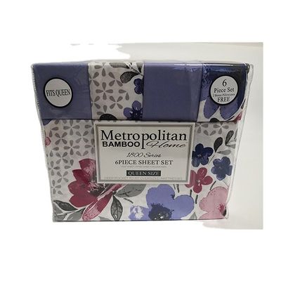 100% Polyester Druck Mikrofiber Stoff Bettwäsche Set von 6 für Home Hotel Krankenhaus Schule