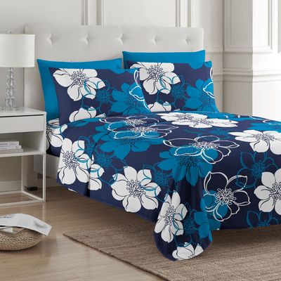 100% Polyester Druck Mikrofiber Stoff Bettwäsche Set von 6 für Home Hotel Krankenhaus Schule
