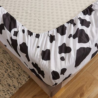 Vollgrößeres Kuhblatt Set 4PCS 1800 Schnürzahlen Schwarze weiße Kuhblätter mit tiefen Taschen