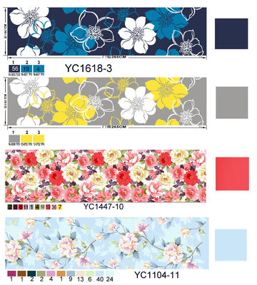 200TC 10 verschiedene Designs 100% Polyester Druck Mikrofiber Stoff Bettwäsche Set 6pcs